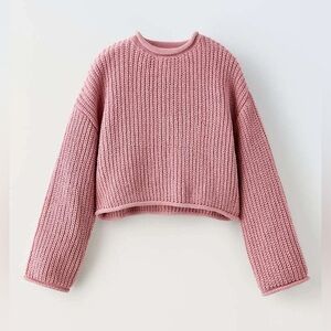 Zara cropped sweater